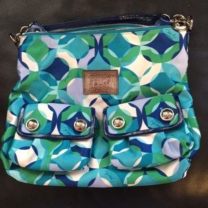 NWOT Coach kaleidoscope poppy purse